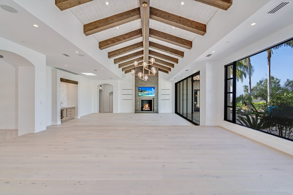 Light-filled Covenant Builders home with indoor-outdoor connection